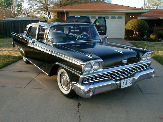 My father's 1959 Ford Fairlane Galaxie 500 His older brother bought this