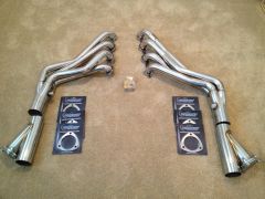 Texas Speed Long Tube headers and QTP cut-outs